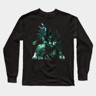 Cloud midgar Set silhouette Long Sleeve T-Shirt